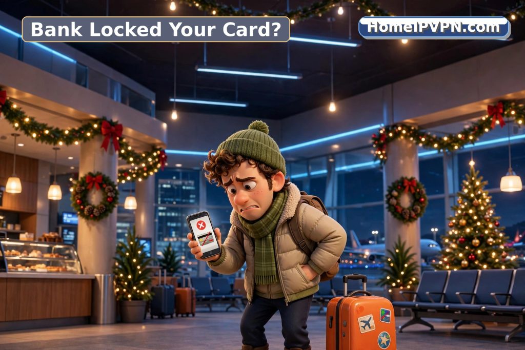 Why Your Bank Locks Your Card When You Travel Home for the Holidays