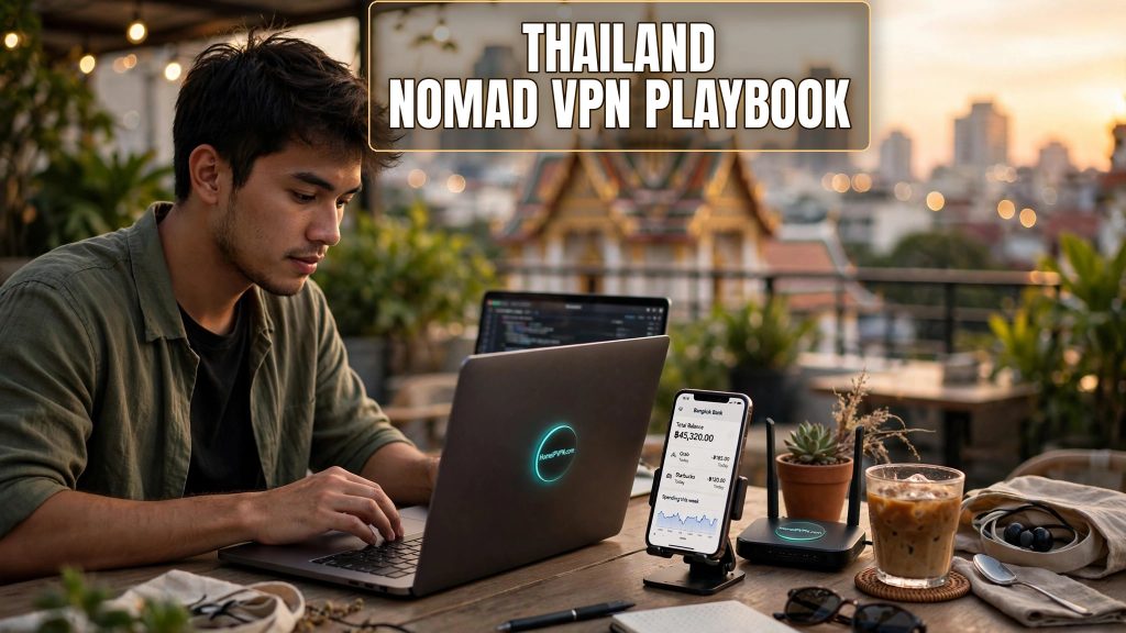 Featured headline image for the article: Digital Nomad Guide to Thailand: Banking, Work Tools, and Home IP.