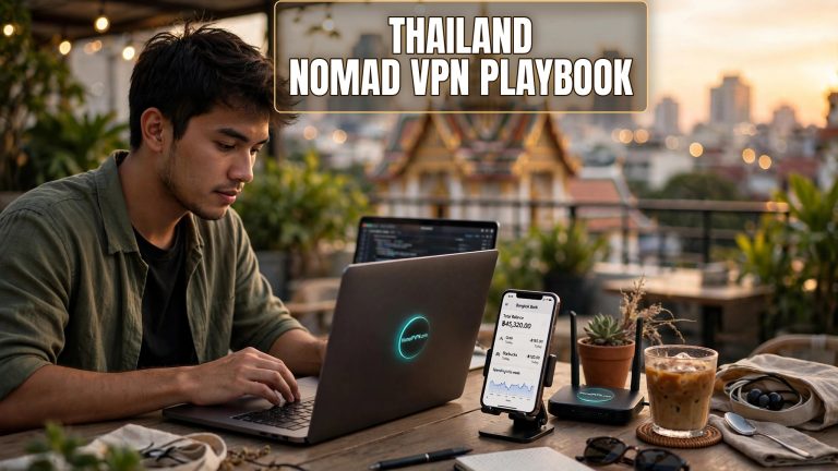 Featured headline image for the article: Digital Nomad Guide to Thailand: Banking, Work Tools, and Home IP.
