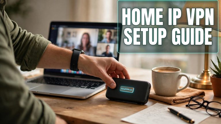 Headline thumbnail image for the article: Home IP VPN Setup: The Complete Start-to-Finish Guide.