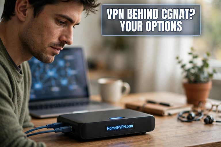 Headline thumbnail image for the article: Home VPN Server Behind CGNAT? Your Options Explained.