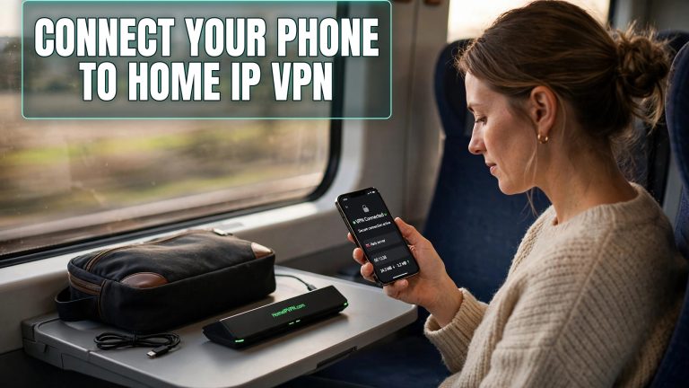 Featured image for the article "How to Connect Your Phone to Your Home IP VPN".