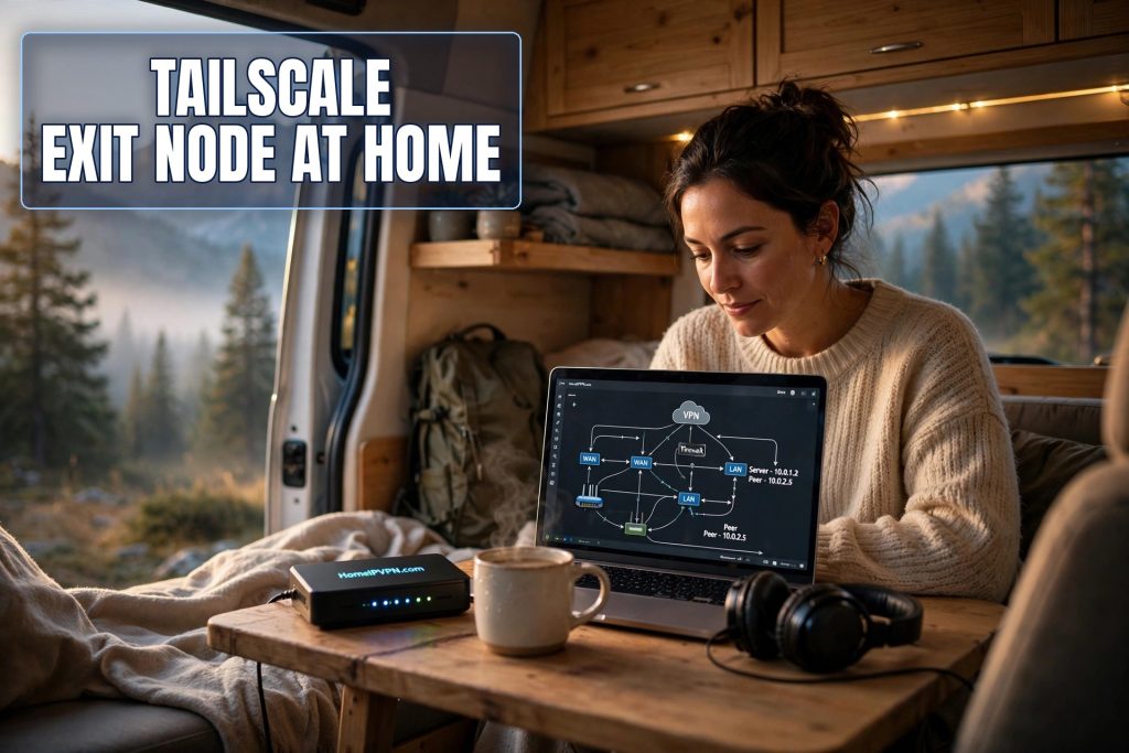 How to Set Up a Tailscale Exit Node at Home