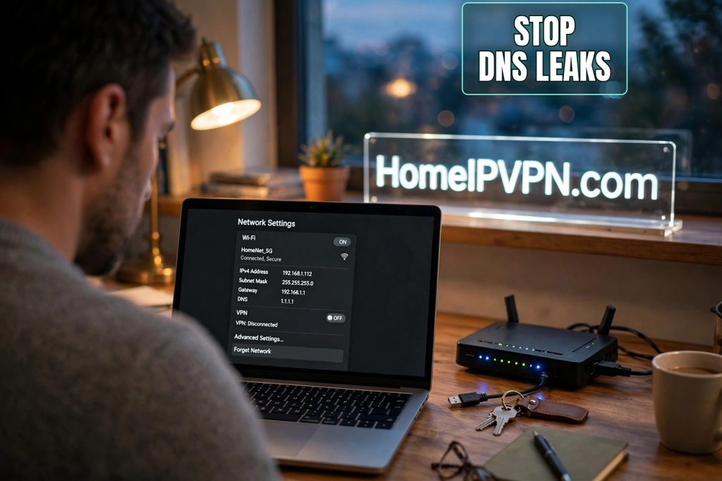 Headline thumbnail image for the article: How to Stop DNS Leaks on Your Travel Router.