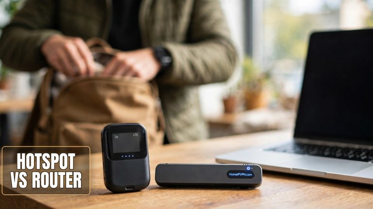 Featured image for the article "Portable Hotspot vs Travel Router: Which Is Better for Work?".