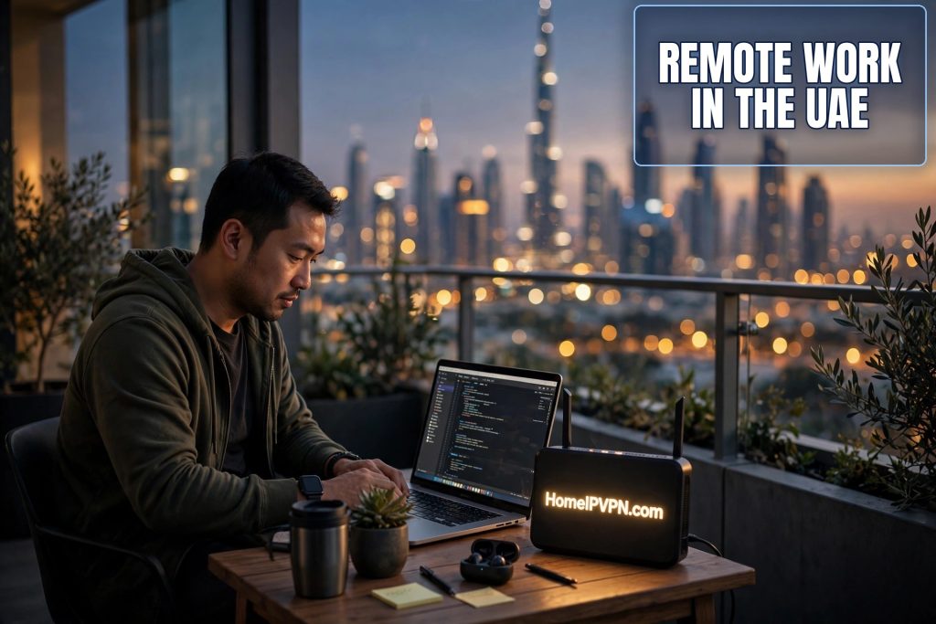 Headline thumbnail for the post: Remote Work from the UAE: What Digital Nomads Should Know.