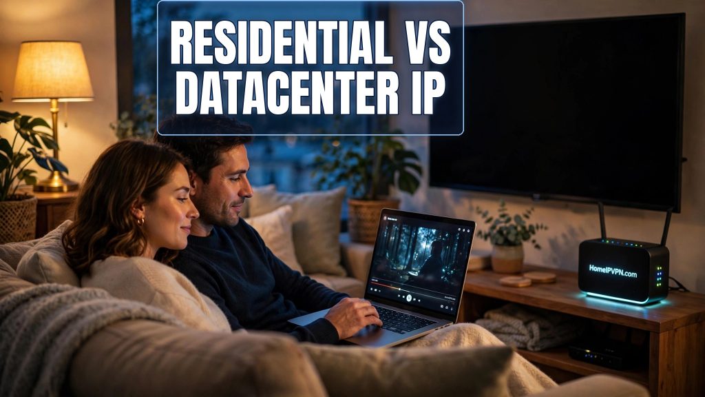 Headline thumbnail image for the article: Residential IP vs Datacenter IP: Why the Difference Matters.