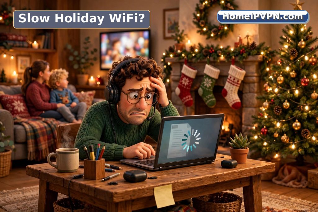Your Family’s WiFi Is Slow: Getting Real Work Done on Holiday Internet