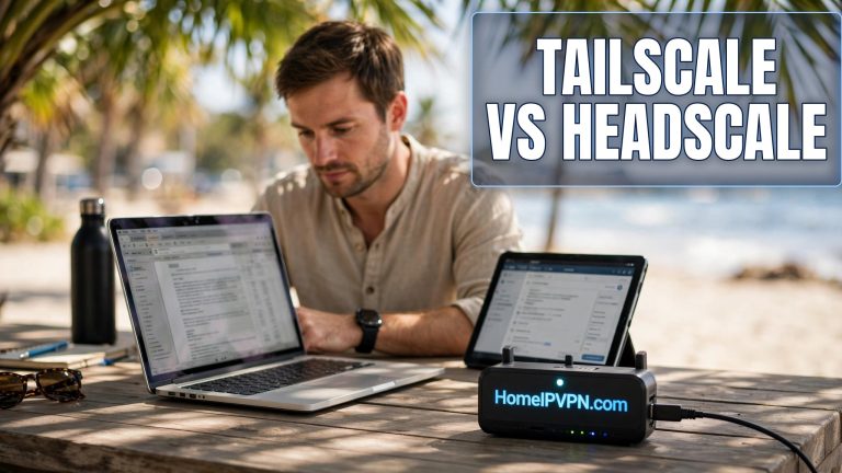 Tailscale vs Headscale headline graphic