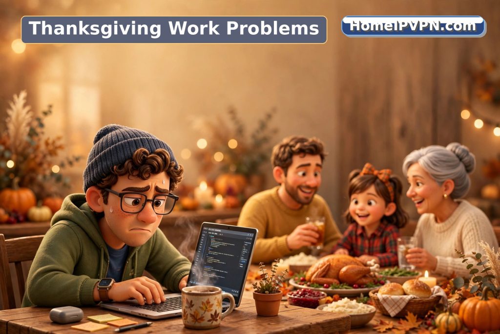 Working Remotely Through Thanksgiving Week: The Problems Nobody Warns You About