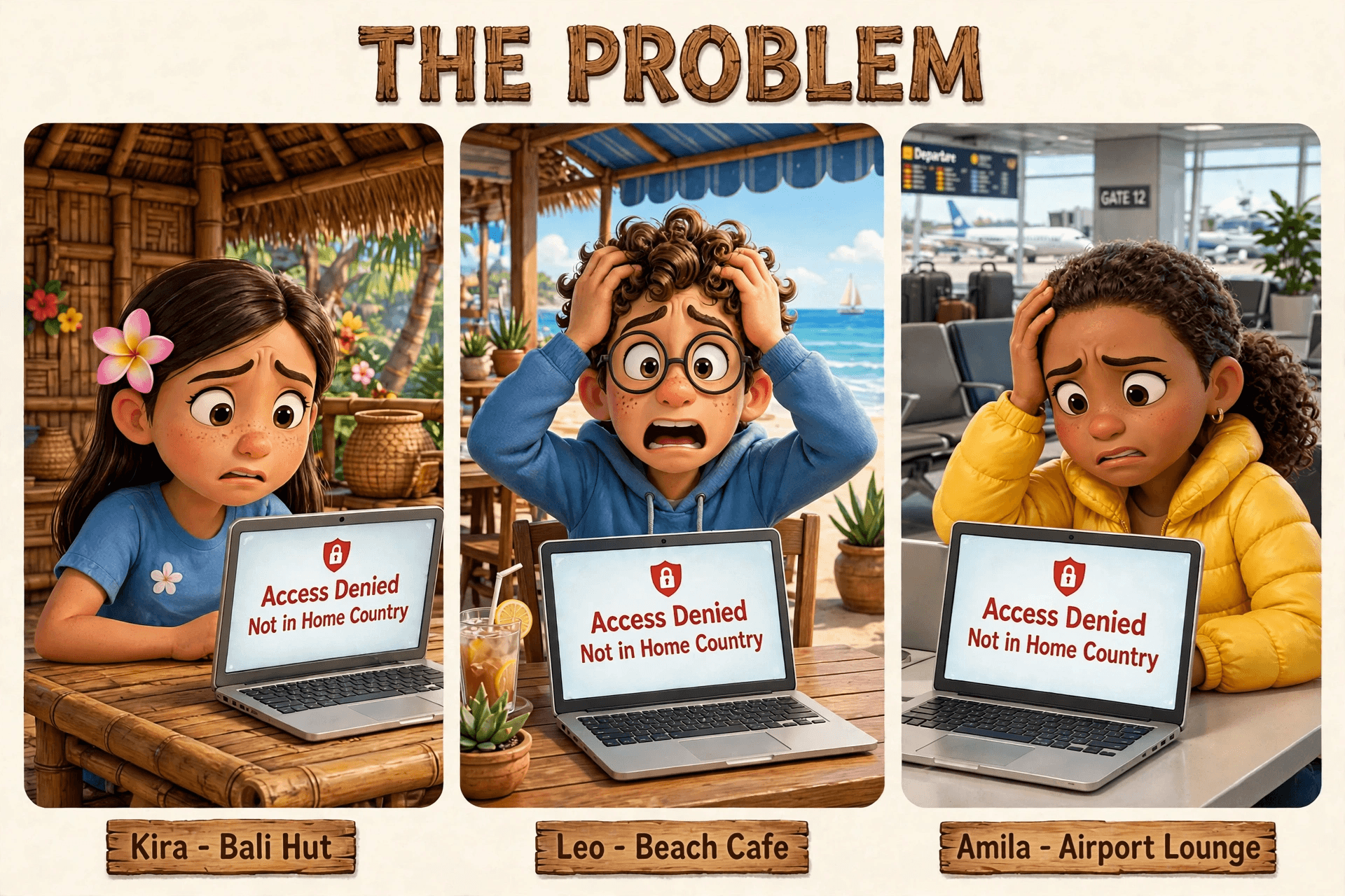 The Problem: Access Denied, Not in Home Country